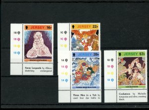 Jersey #600-603 MNH - Stamp - CAT VALUE $5.15