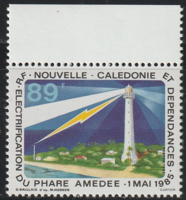 EDSROOM-19128 New Caledonia 531 MNH 1985 Complete Lighthouse