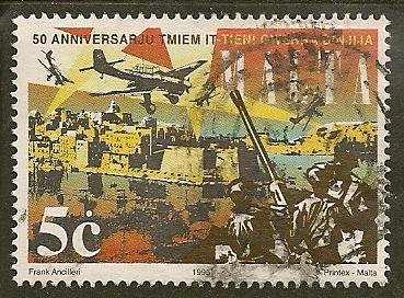 Malta     Scott   859   End of War    Used