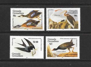 BIRDS - GRENADA GRENADINES #637-40   MNH