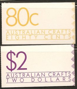 Australia 1097 a-b MNH BOOKLETS CAT VALUE 19.50 [D4]