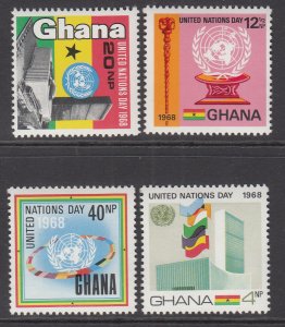 Ghana 344-347 United Nations MNH VF