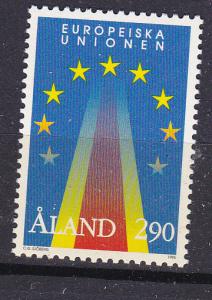 Finland-Aland Isls. 113 MNH 1995 Entry into EU