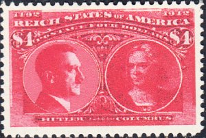 US  Hitler/Columbus MNH