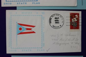 MAVEX Butler Institute American Art Ohio State Flag 1965 Philatelic Expo Cover