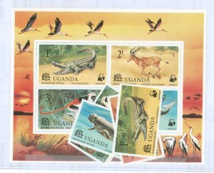 Uganda #176-180A Mint (NH) Single (Complete Set) (Wildlife)