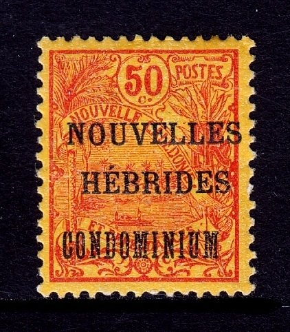 New Hebrides (French) - Scott #9 - MH - Toning speck UR - SCV $11