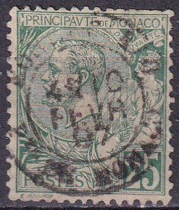 Monaco #20 F-VF Used  CV $32.50  (Z4325)