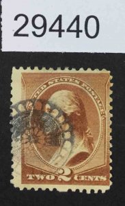 US STAMPS  #210 USED LOT #29440