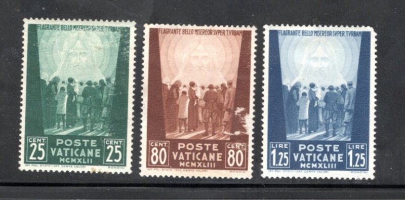 VATICAN 77-79 COMPLETE SET MH VF