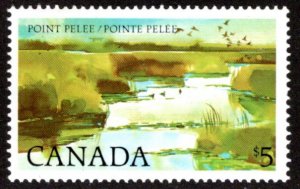 937 Scott, Canada, $5, MNHOG, VF, 1983 High Value National Park Definitive