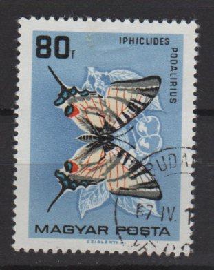 Hungary 1966 - Scott 1729 used - 80f, Butterfly