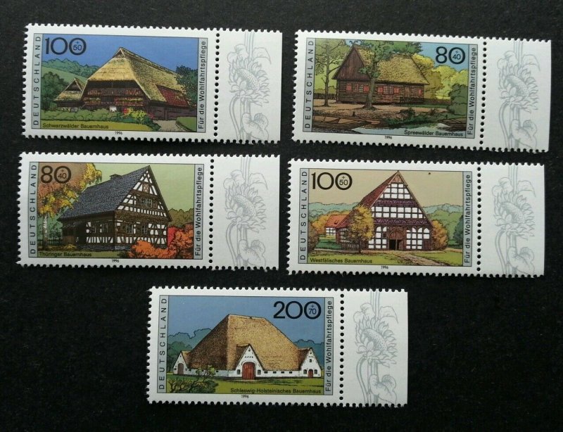 Germany Farm House 1996 Architecture Farmhouse (stamp with margin) MNH