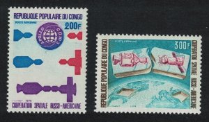 Congo 'SOYUZ-APOLLO' Soviet-American Space Co-operation 2v 1974 MNH SG#409-410