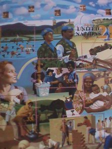 U.N. STAMP: 2000- SC# 783- 21ST CENTURY OF U.N. MINT NOT HING SHEET.   VERY RARE