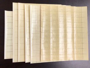 1028   Gadsden Purchase Lot of 5 3/4 sheets MNH 3 c Sheet of 50    1953
