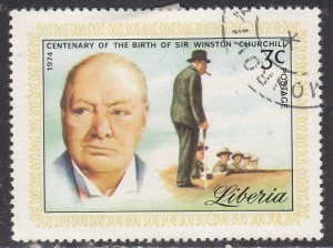 Liberia 691 Sir Winston Churchill 1974