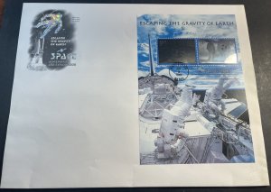 U.S.# 3411 USED/FDC--ESCAPING THE GRAVITY OF EARTH--2000