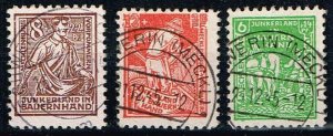 Germany 1945,Sc.#12NB5_6+9 used, cv.€165