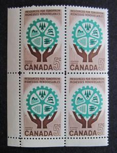 Canada 395 Corner Block LL VF MNH