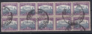 SOUTH AFRICA  ^^^^^^^1867  used   BLOCK of 10  CLASSICS hcv@ dca1558saa 