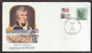 US Andrew Jackson 1984 cover BIN 16710