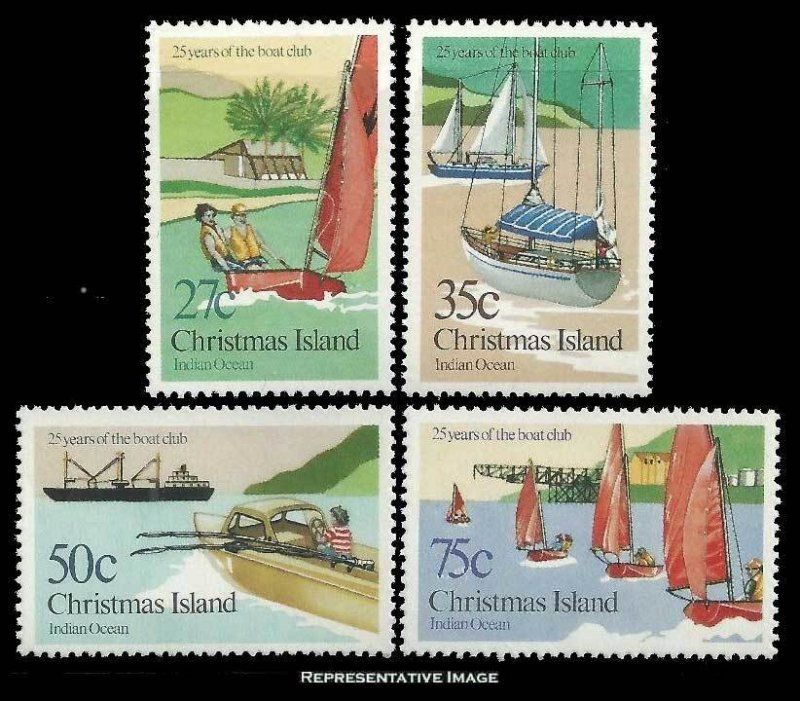 Christmas Islands Scott 138-141 Mint never hinged.