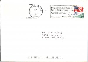 United States, Texas, Slogan Cancel, Dinosaurs