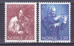 Norway 861-62 MNH 1985 EUROPA Torgeir Augundsson & Ole Bull Set