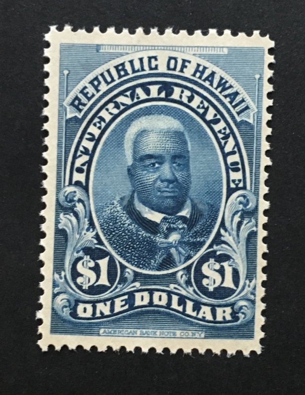 Hawaii revenue stamp 1897 customs duty