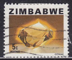 Zimbabwe 417 USED 1980 Citrine