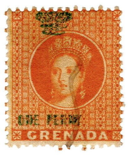 (I.B) Grenada Revenue : Duty Stamp 1d