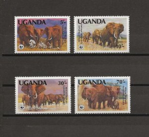 UGANDA 1990 SG 406/9 MNH Cat £