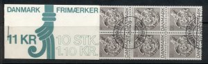 Denmark 1979 Viking Art booklet CTO