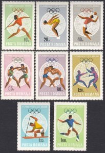 1968 Romania 2697-2704 1968 Olympic Games in Mexiko 4,50 €