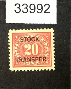 MOMEN: US STAMPS #RD6 MINT OG NH LOT #33992