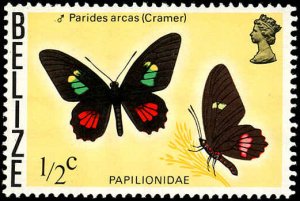 BELIZE Sc 345 VF/MNH -1974 ½c  Butterflies of Belize