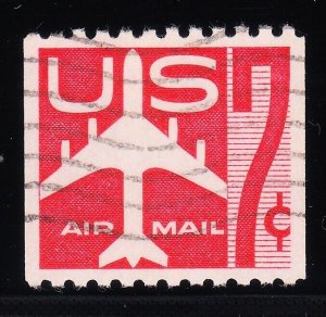 MOstamps - US #C61 Used Airmail Coil Graded 98 with PSE Cert - Lot # MO-3884