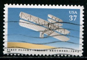 3783 US 37c First Flight SA, used