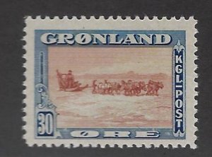 Greenland SCV#15 MNH F- VF SCV$42.00...Popular Country!