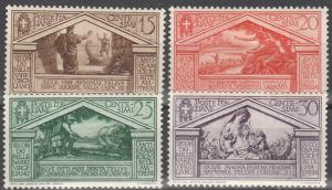 Italy #248-51 F-VF Unused  CV $17.50  (S2838)