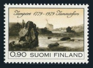 Finland 619 two stamps,MNH.Michel 841. Tampere bicentenary,1979.View of Tampere,