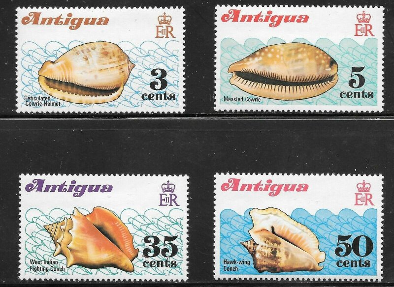 Antigua  (1972)  - Scott # 288 - 291, MNH