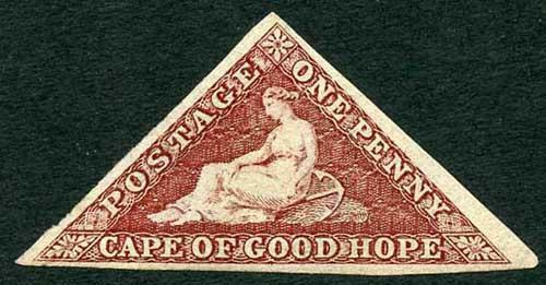 COGH SG5b 1d Deep Rose-red Cream Paper PB Printing SUPERB MINT Cat 1200 pounds