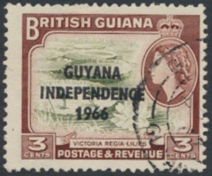  Guyana  OPT Independence SC# 8  Used   see details & scans