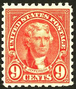 U.S. #590 MINT OG LH 