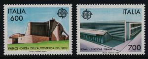 Italy 1706-7 MNH EUROPA, Modern Architecture