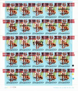 Guyana 1985 MNH Sc 1347 Sheet of 25