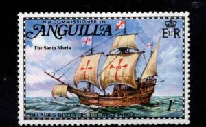 ANGUILLA Scott 174 MH* tall ship stamp