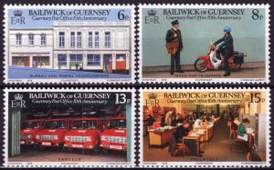 Guernsey SC#195-198 Post Office 10th Anniversary (1979) MNH